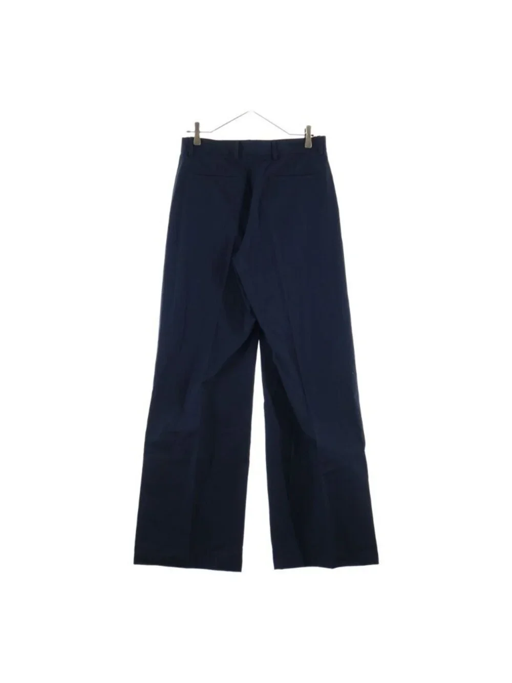 Gucci Logo Embroidery Straight Pants Navy